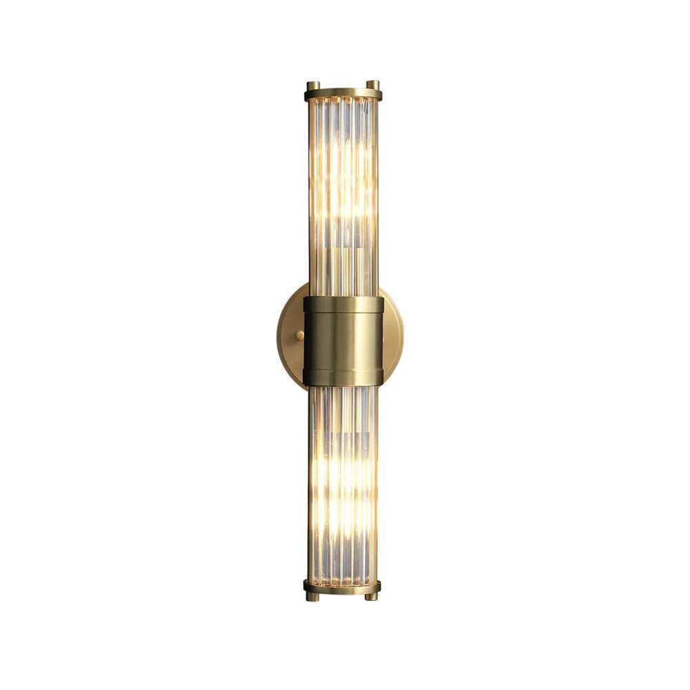 Allen Bathroom Clear Glass Wall Sconces
