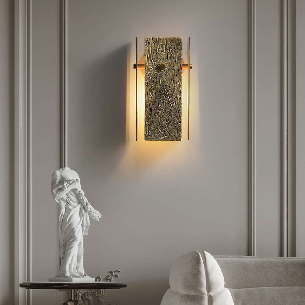 brass wall sconce light