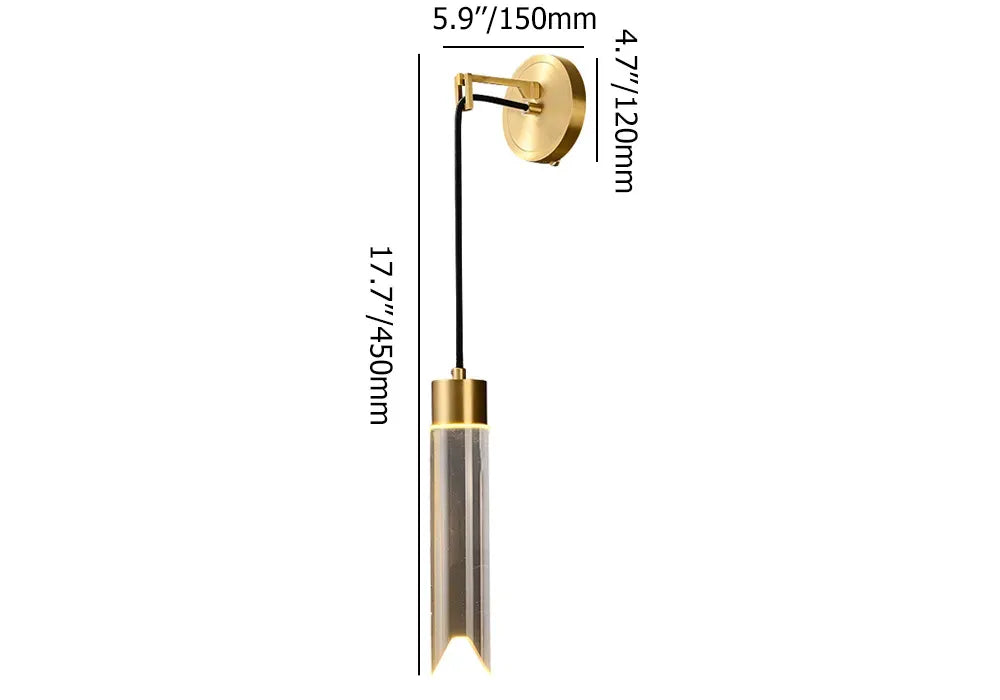 brass wall lighting