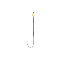 globe glass wall light