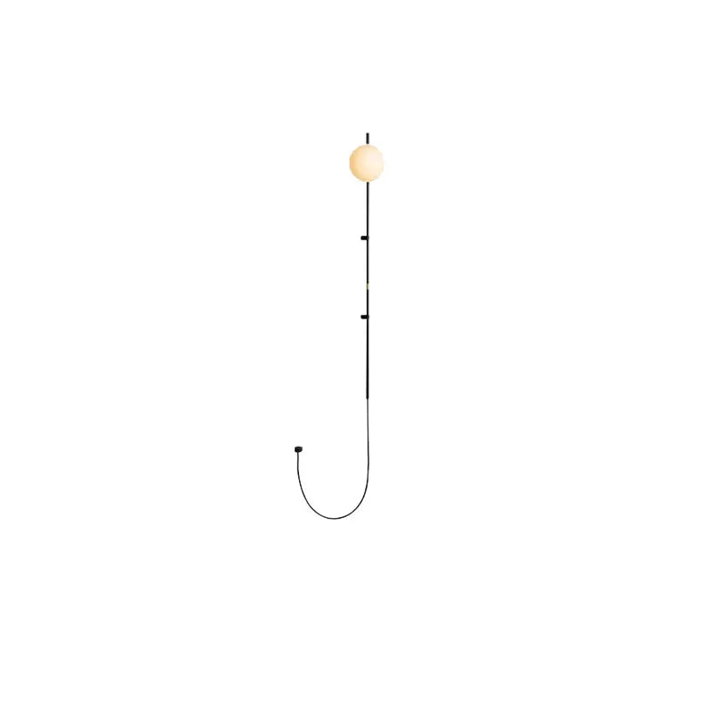 globe glass wall light