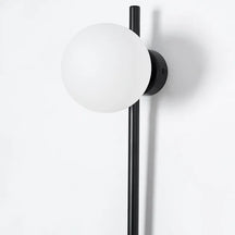 contemporary globe sconce