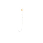 white globe sconce