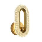 clear shade led wall sconce