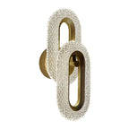 art deco gold wall sconce