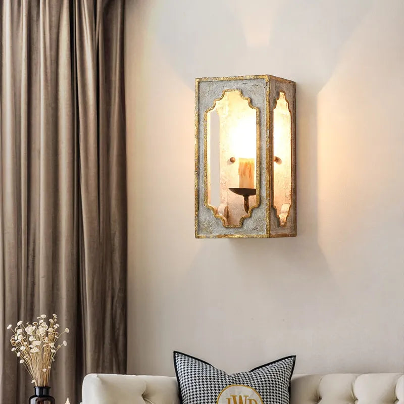 cube candle sconces
