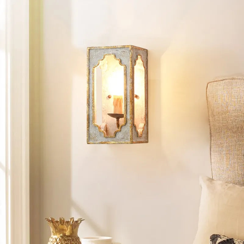 boho rustic wall lighting