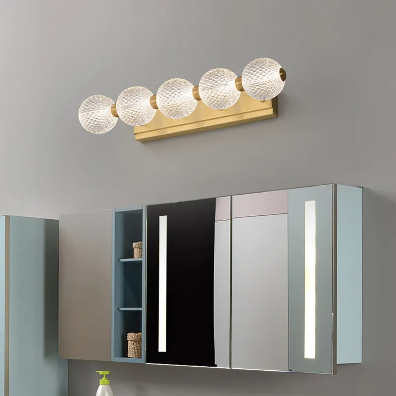 clear globe acrylic lighting