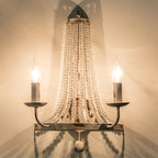 2-light candle wall sconces