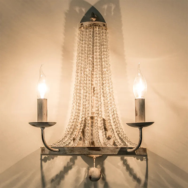 2-light candle wall sconces