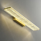 metal crystal wall lights