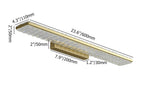 led bathroom sconces