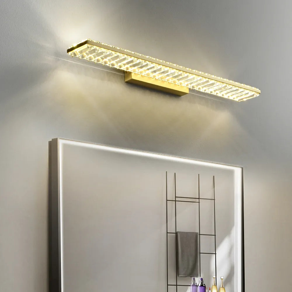 gold led wall sconces