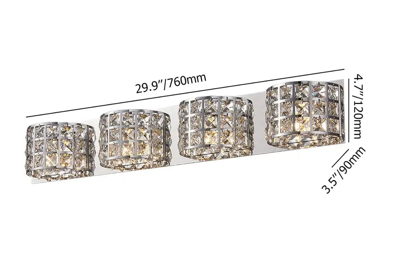 glass oval sconce
