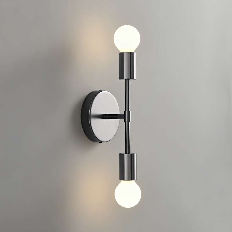 black wall sconce