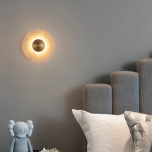 matt white wall sconce