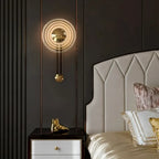 round led wall lights