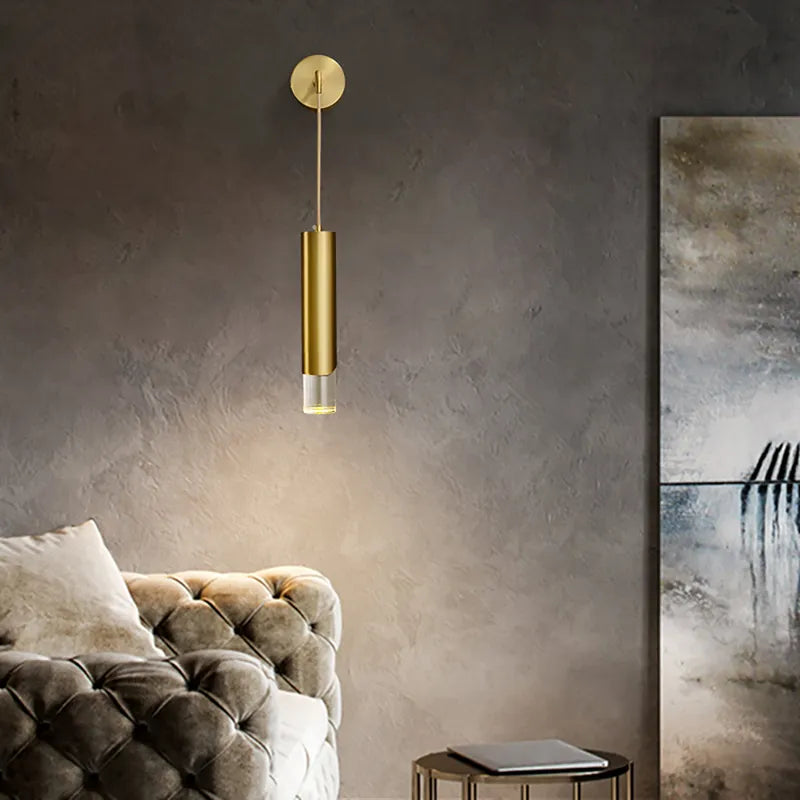 clear shade led sconces