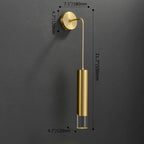cylinder clear shade sconces
