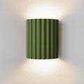 green wall sconces
