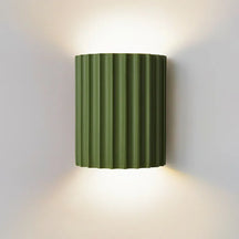 green wall sconces