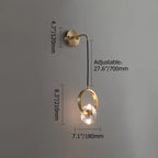 gold wall lighting