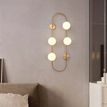 glass globe modern sconces