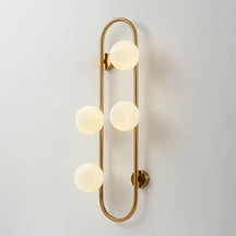 modern glass globe sconces