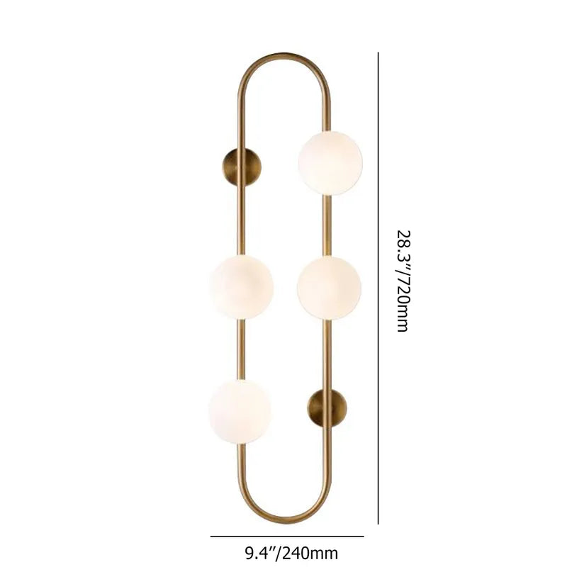 hanging rod wall sconces