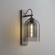 black wall sconces