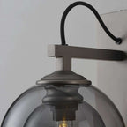 wall sconce with glass