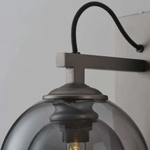 wall sconce with glass