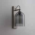 decorative glass wall sconce