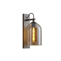 clear cloche wall sconce