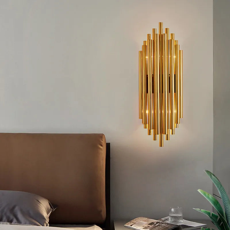glamorous fluted lighting