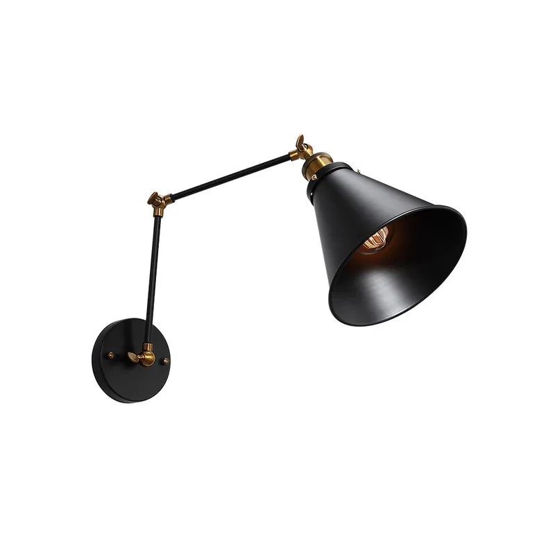 swing arm metal light