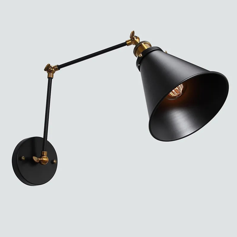 retro black lighting fixture