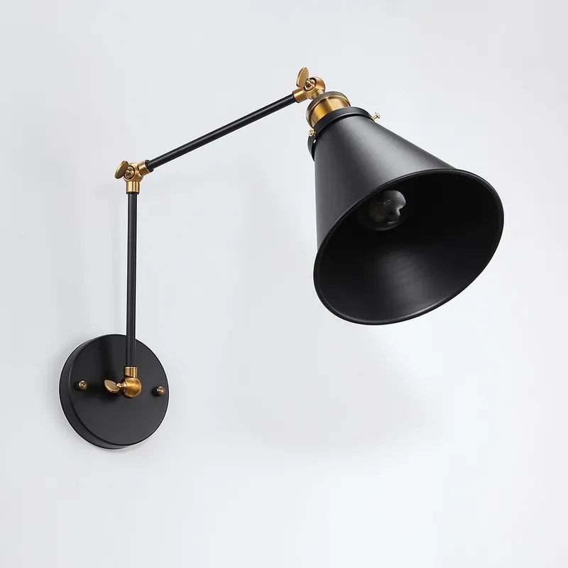 retro metal bell light