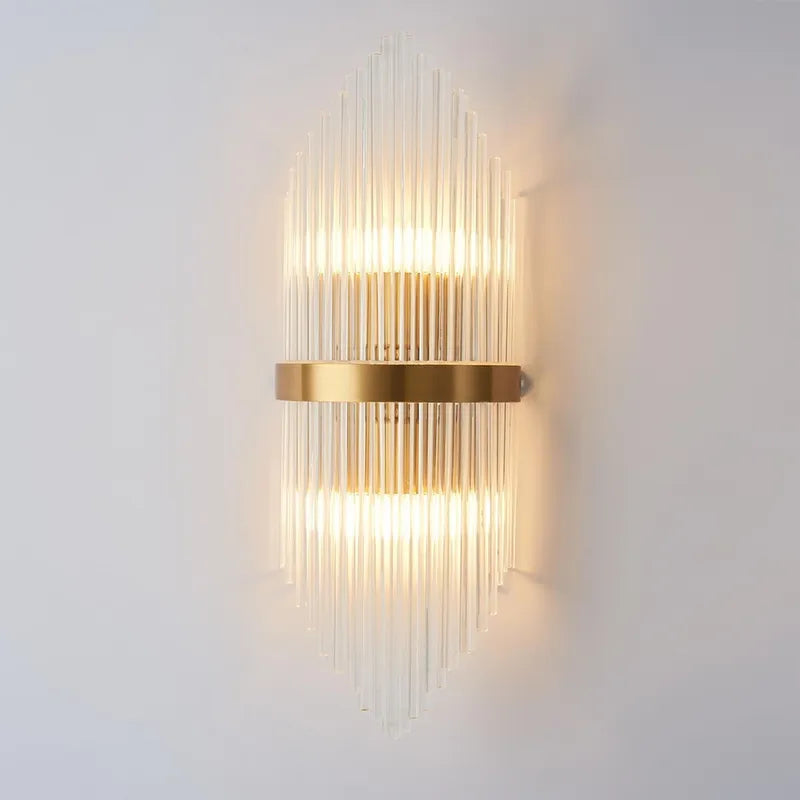 luxury wall lighting with gold