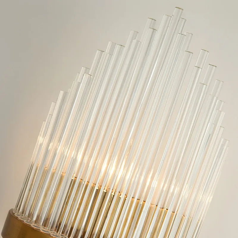 striated luxury wall lighting