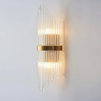 striated glass shade lighting
