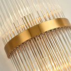 clear glass shade wall light