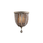 beaded rustic sconces