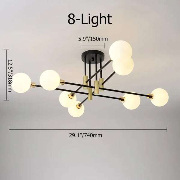 glass ceiling light
