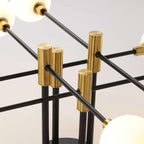 white glass ceiling lighting