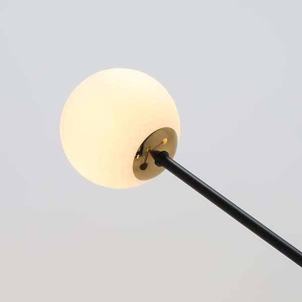 metal white glass ceiling light
