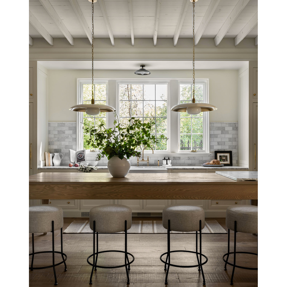 Letterly Pendant — Fluted Glass Hanging Light with Soft Warm Ambient Glow