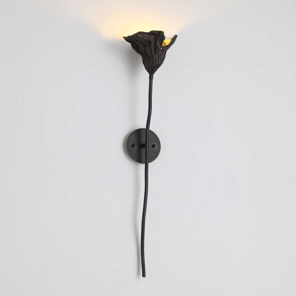 Leaf Decorative Metal Wall Sconce Lamp