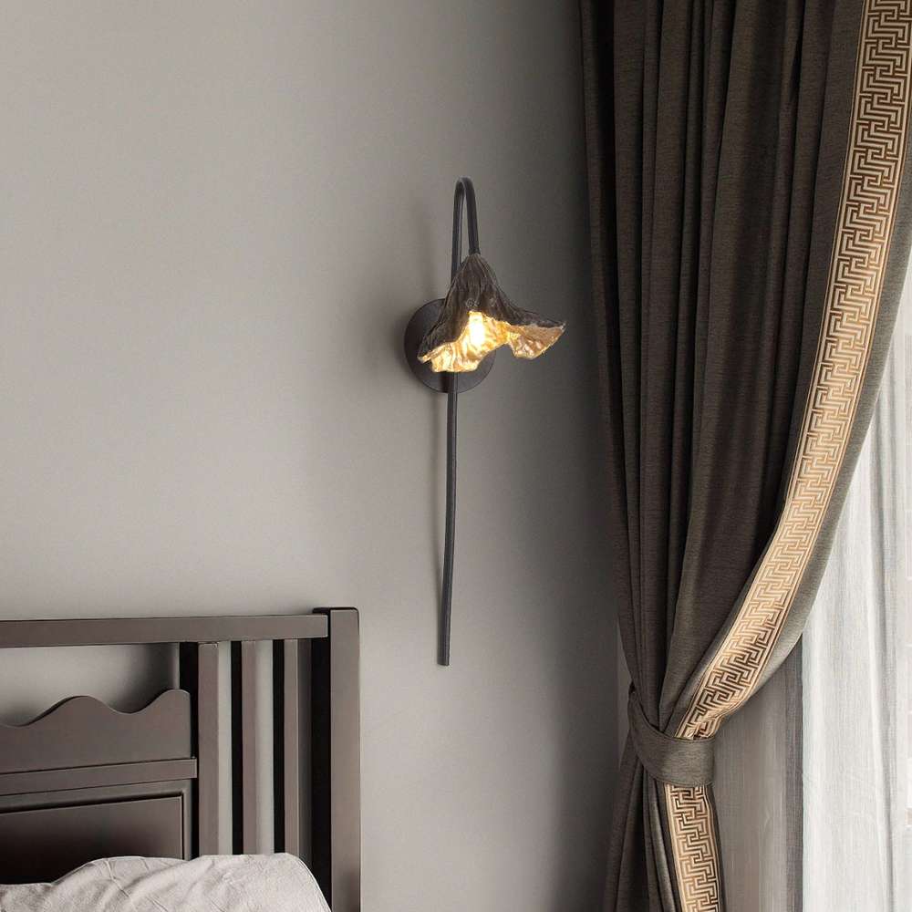 sculptural wall sconce light