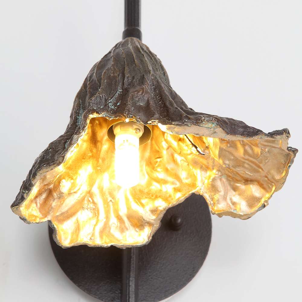 artistic lotus wall lamp
